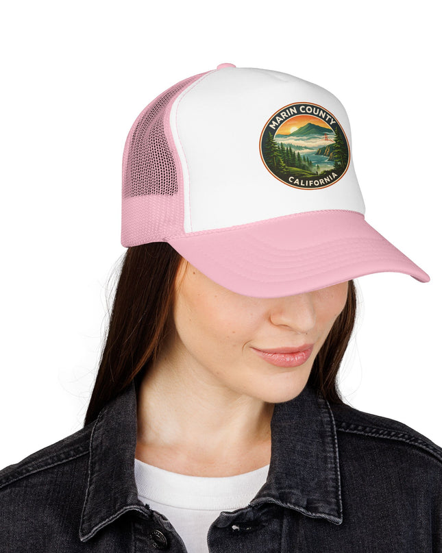 "Marin County, Above the Fog" Foam Trucker Hat