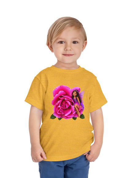 "Rose Fairy" Toddler Short Sleeve Tee