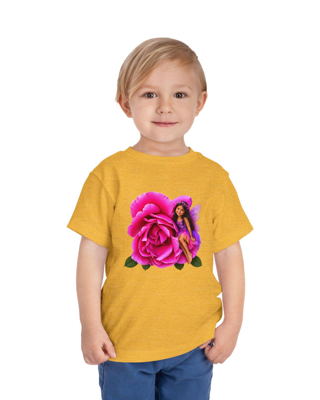 "Rose Fairy" Toddler Short Sleeve Tee