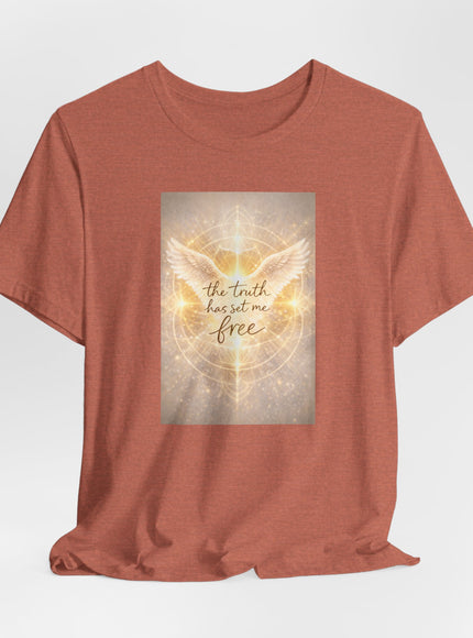 "The Truth Has Set Me Free" Unisex Jersey Short Sleeve Tee