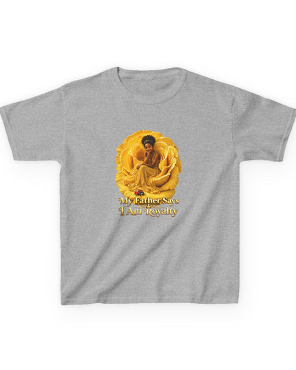 "My Father Says I am Royalty" Kids Heavy Cotton Tee