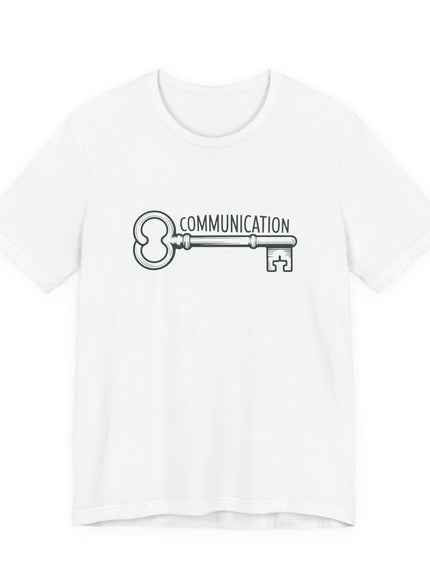 "Communication is Key" Unisex Jersey Short Sleeve Tee