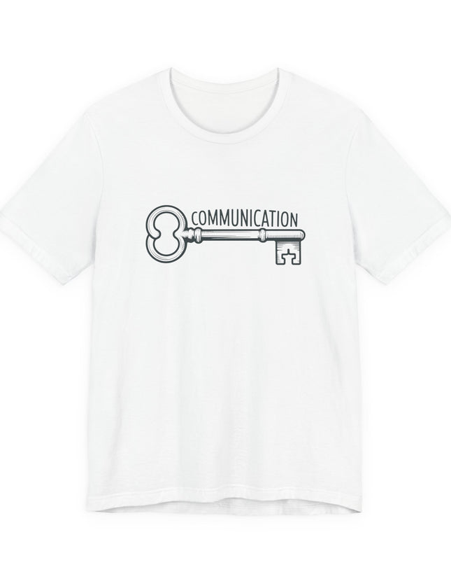 "Communication is Key" Unisex Jersey Short Sleeve Tee