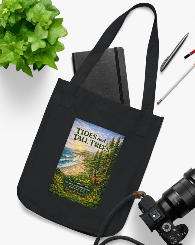 "Tides and Tall Trees" Organic Canvas Tote Bag