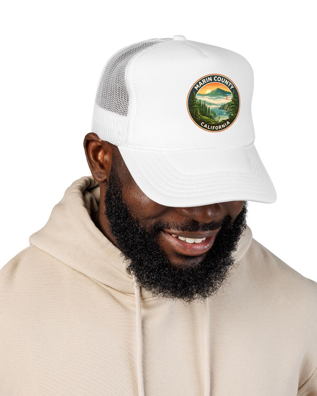 "Marin County, Above the Fog" Foam Trucker Hat
