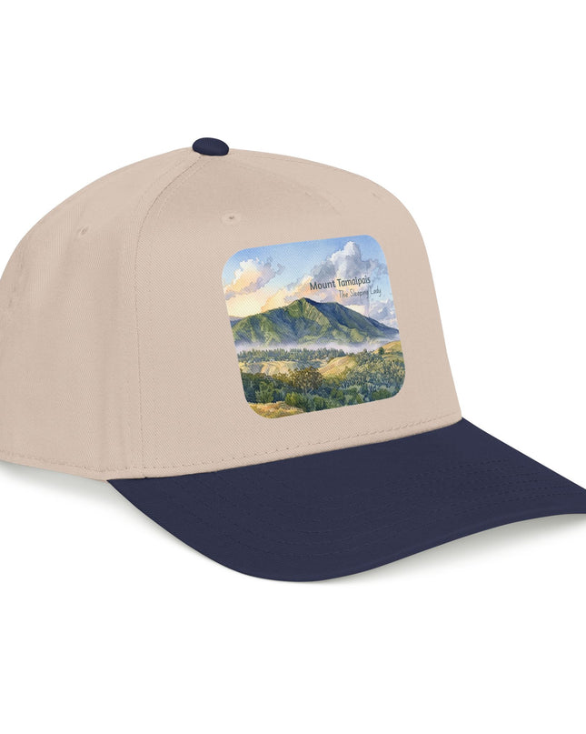 "Mount Tamalpais, the Sleeping Lady" Mid Profile Baseball Cap