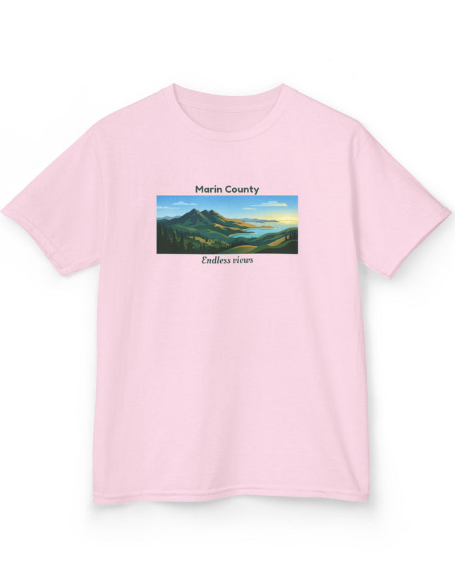 "Marin County - Endless Views" Kids Heavy Cotton Tee