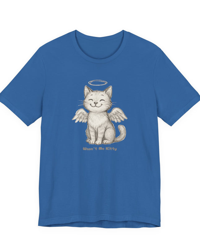 "Wasn't Me Kitty" Unisex Jersey Short Sleeve Tee