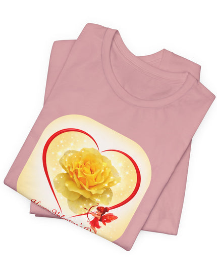 "Happy Valentine's Day" Unisex Jersey Short Sleeve Tee