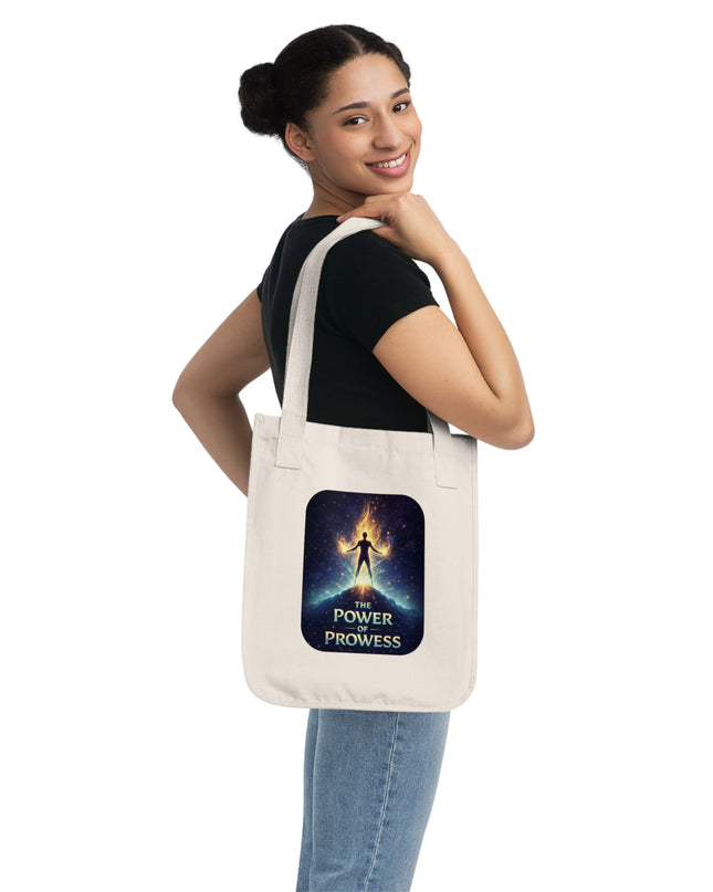 "The Power of Prowess" Organic Canvas Tote Bag