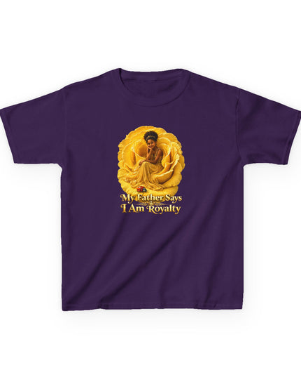 "My Father Says I am Royalty" Kids Heavy Cotton Tee