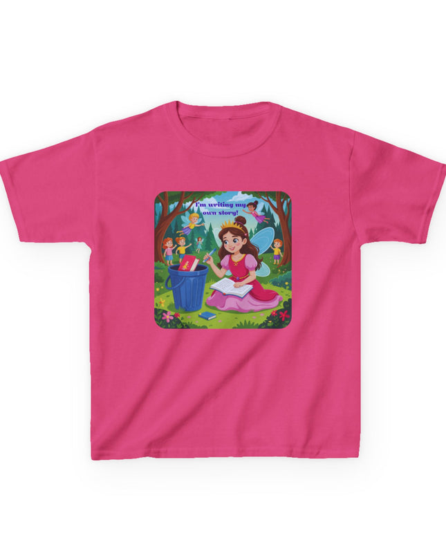 "I'm Writing my Own Story!" Kids Heavy Cotton Tee