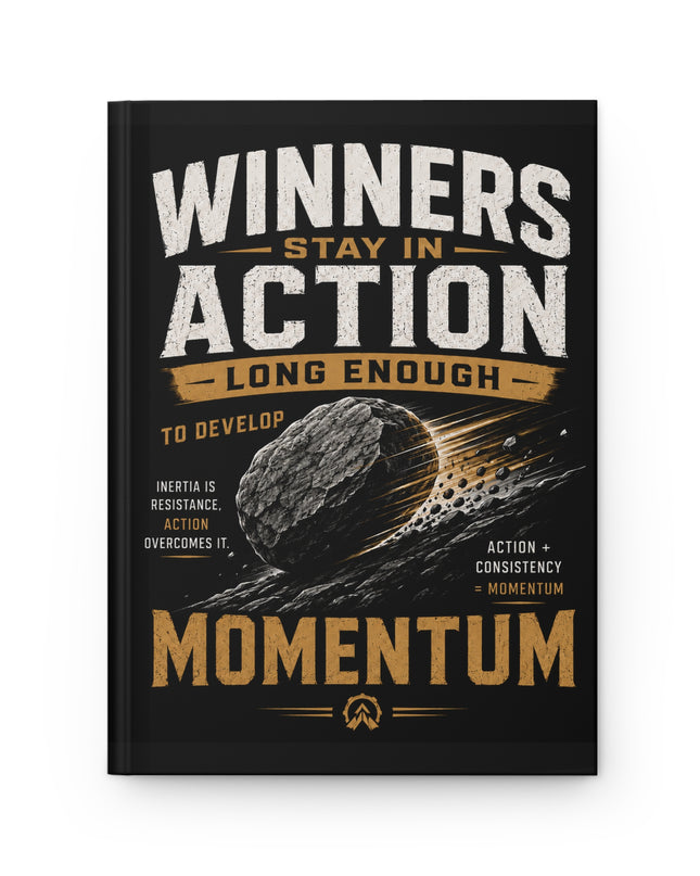 "Momentum" Hardcover Journal Matte