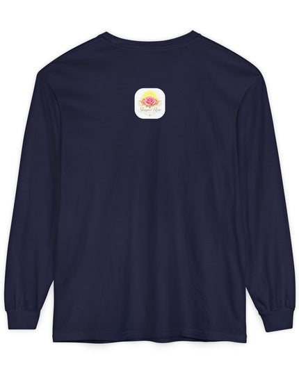 "Blessed and Beautiful" Unisex Garment-dyed Long Sleeve T-Shirt