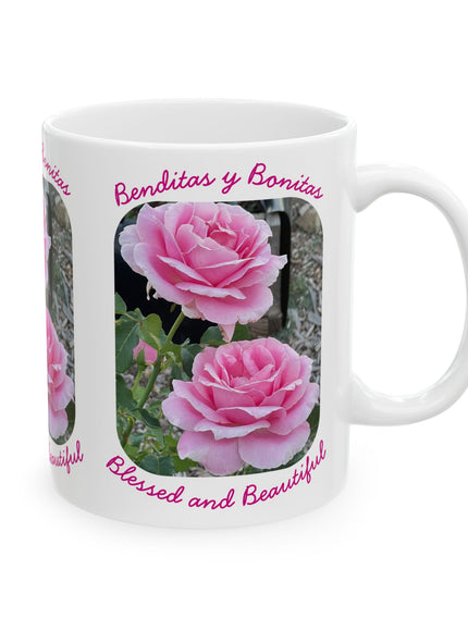 "Blessed and Beautiful" Ceramic Mug, (11oz, 15oz)