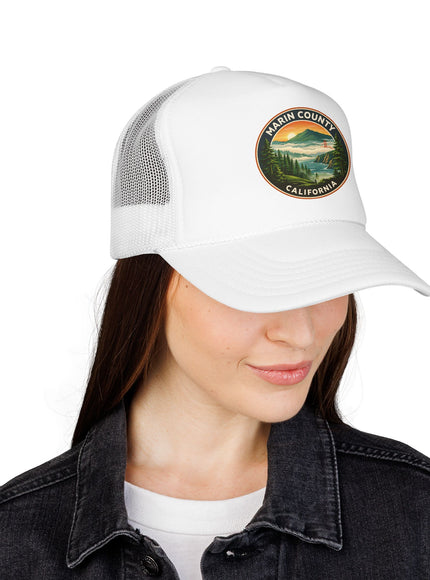 "Marin County, Above the Fog" Foam Trucker Hat