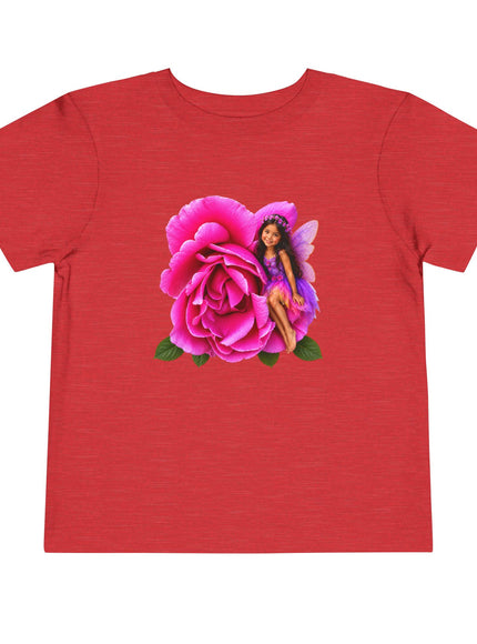 "Rose Fairy" Toddler Short Sleeve Tee