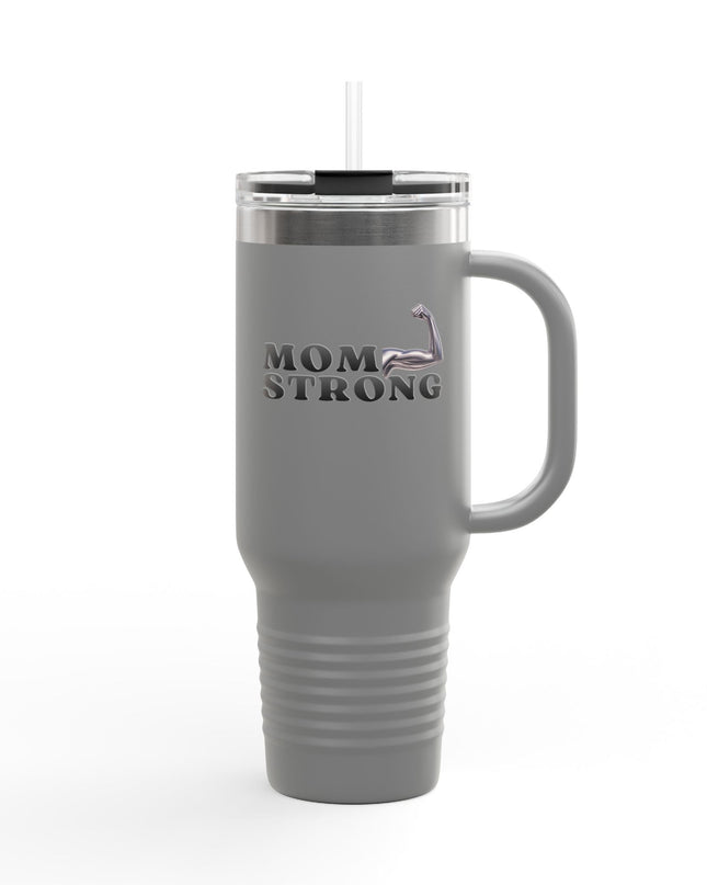 "Mom Strong" Insulated Travel Mug, 40oz