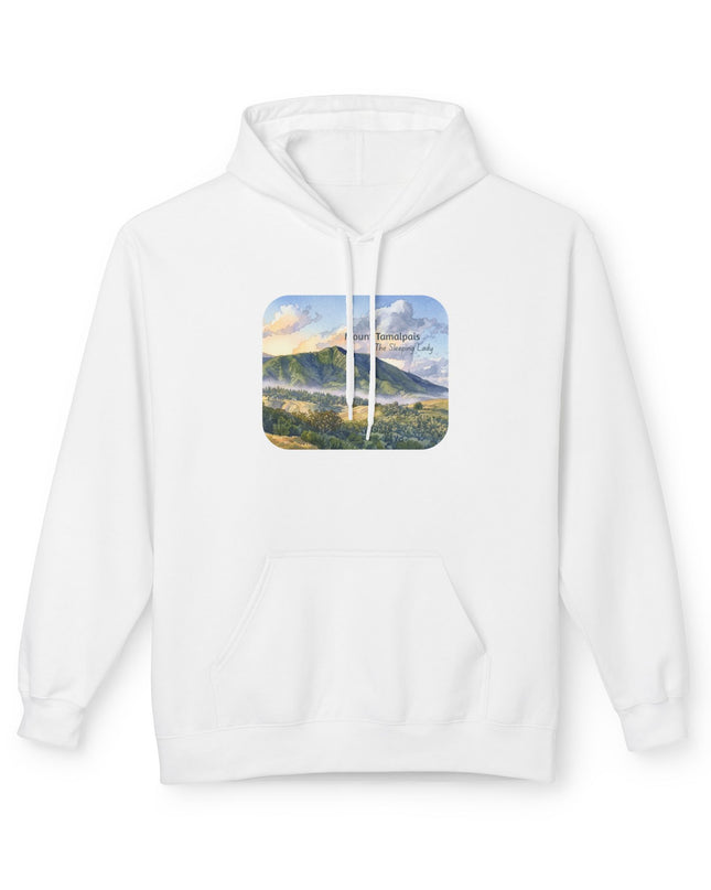 "Mount Tamalpais, the Sleeping Lady" Unisex Midweight Softstyle Fleece Hoodie