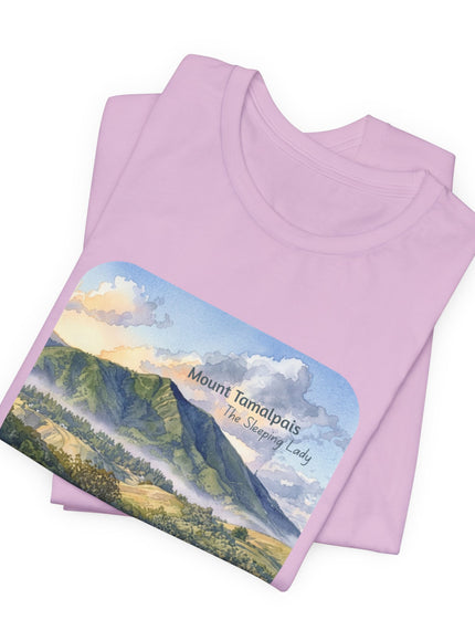"Mount Tamalpais, the Sleeping Lady" Unisex Jersey Short Sleeve Tee