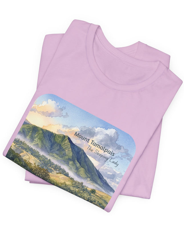 "Mount Tamalpais, the Sleeping Lady" Unisex Jersey Short Sleeve Tee