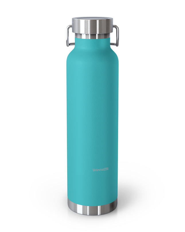 "She Saved Herself" Copper Vacuum Insulated Bottle, 22oz