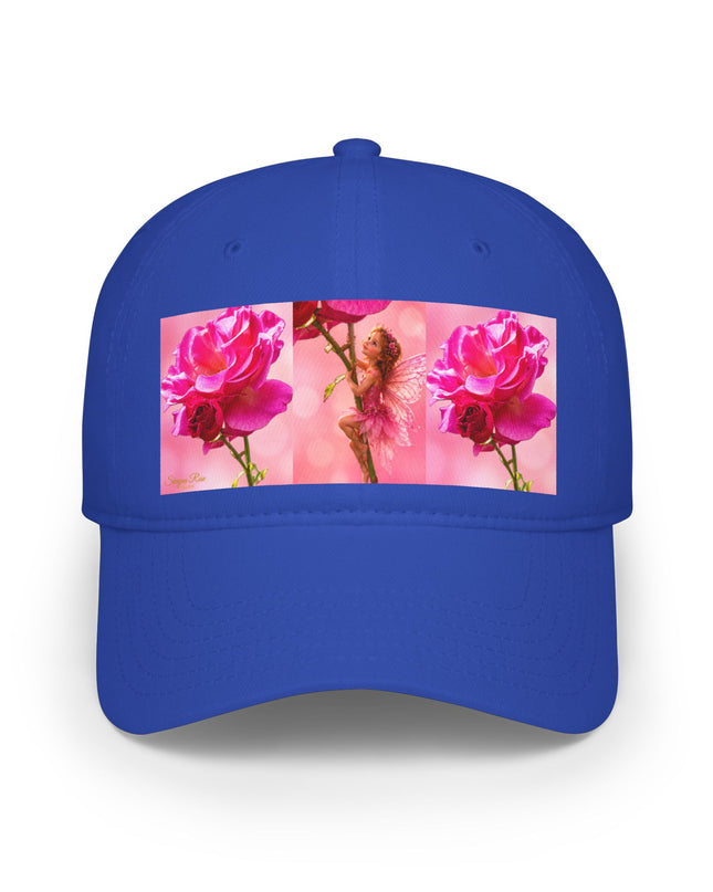 "Fairy Rose" Low Profile Baseball Cap