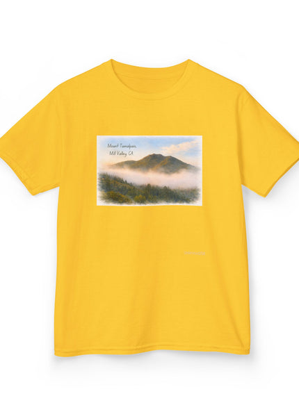 "Mount Tamalpais, Mill Valley, California Kids Heavy Cotton Tee