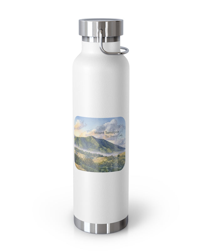 "Mount Tamalpais, the Sleeping Lady" Copper Vacuum Insulated Bottle, 22oz