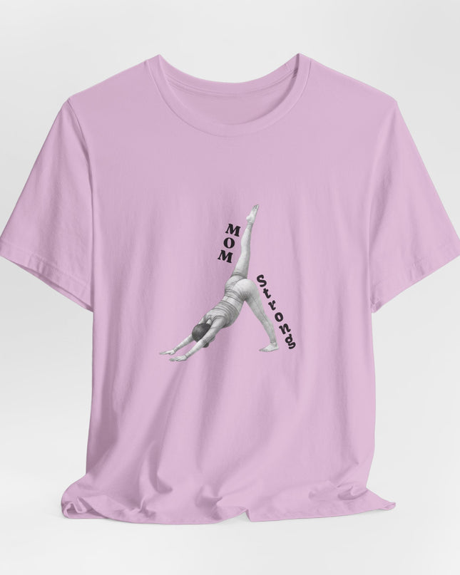 "Mom Strong Pilates" Unisex Jersey Short Sleeve Tee