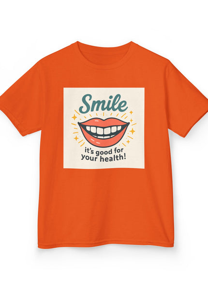 "Smile" Kids Heavy Cotton Tee
