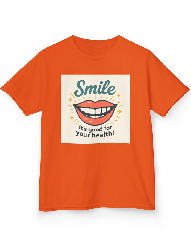 "Smile" Kids Heavy Cotton Tee
