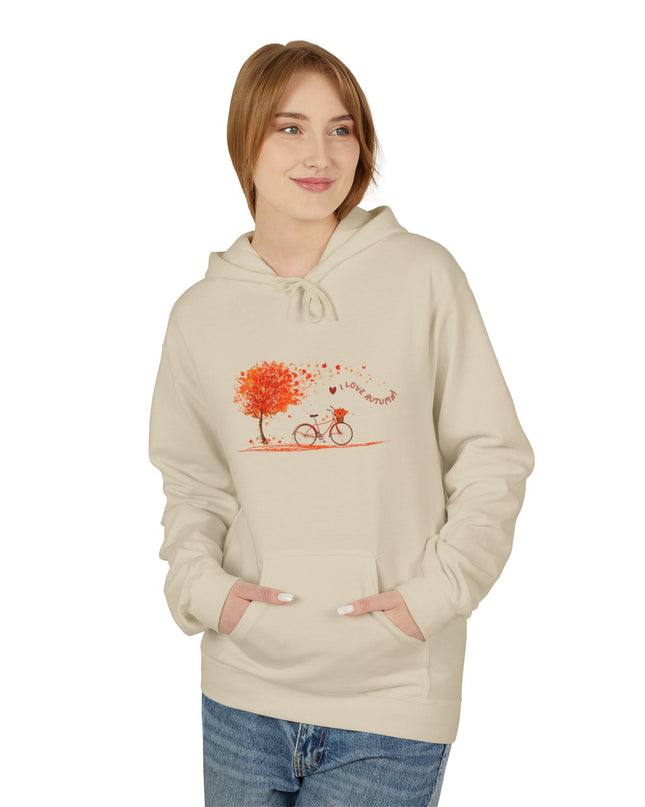 "I Love Autumn" Unisex Midweight Softstyle Fleece Hoodie