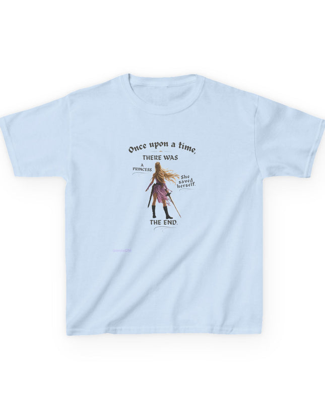 "She Saved Herself" Kids Heavy Cotton Tee