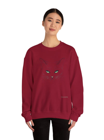 "Cat Face Sketch" Unisex Adult Sweatshirt