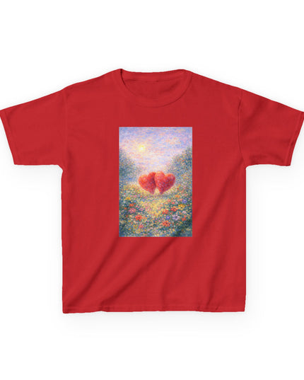 "Valentine's Day - Monet Style" Kids Heavy Cotton Tee