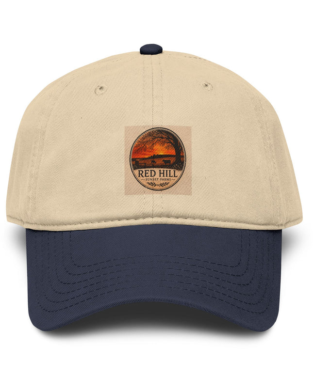"Red Hill Sunset Farms" Garment Washed Baseball Cap