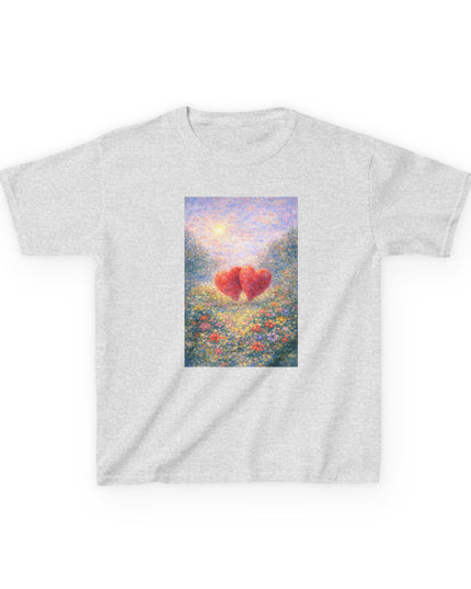 "Valentine's Day - Monet Style" Kids Heavy Cotton Tee