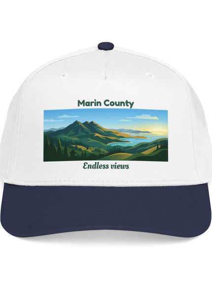 "Marin County - Endless Views" Mid Profile Baseball Cap