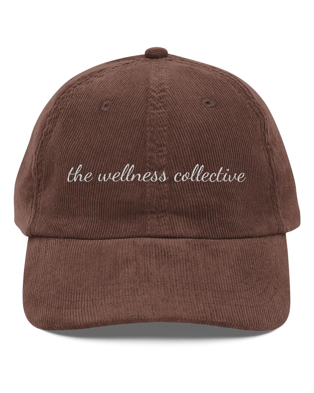 "The Wellness Collective" Vintage Corduroy Cap (Embroidery)