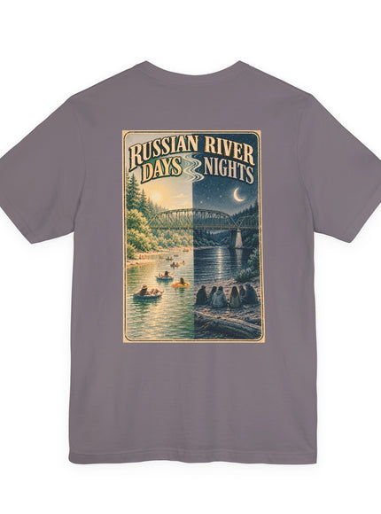 "Russian River Days, Russian River Nights" Unisex Jersey Short Sleeve Tee