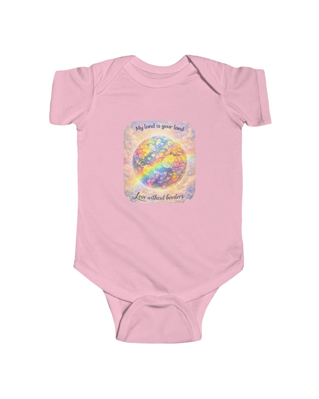 "My Land is Your Land" Infant Fine Jersey Bodysuit
