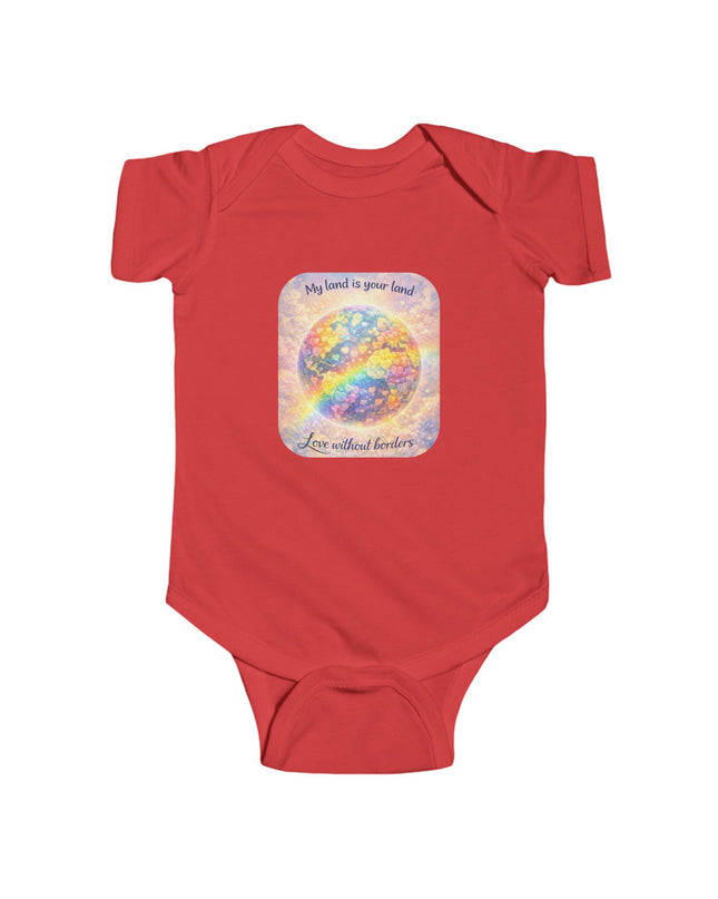 "My Land is Your Land" Infant Fine Jersey Bodysuit