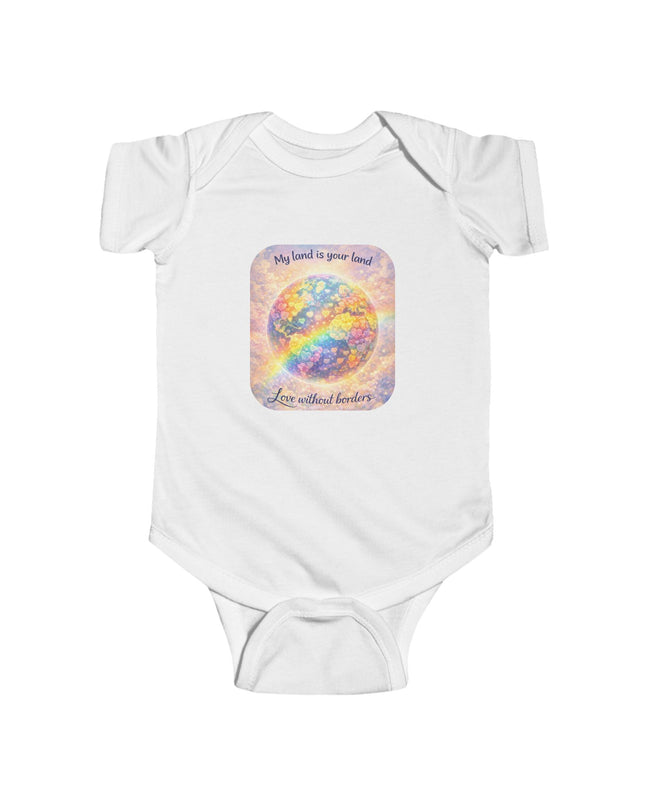 "My Land is Your Land" Infant Fine Jersey Bodysuit