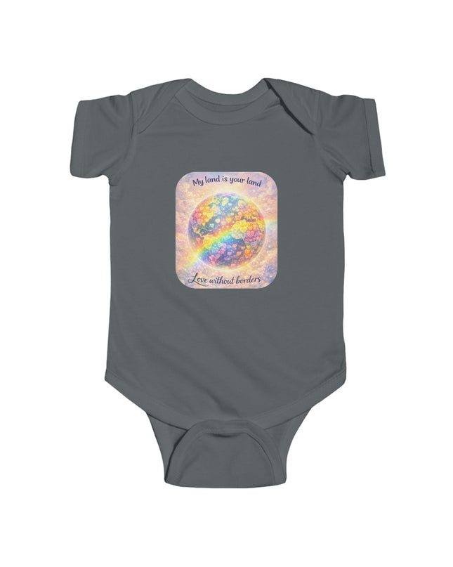 "My Land is Your Land" Infant Fine Jersey Bodysuit