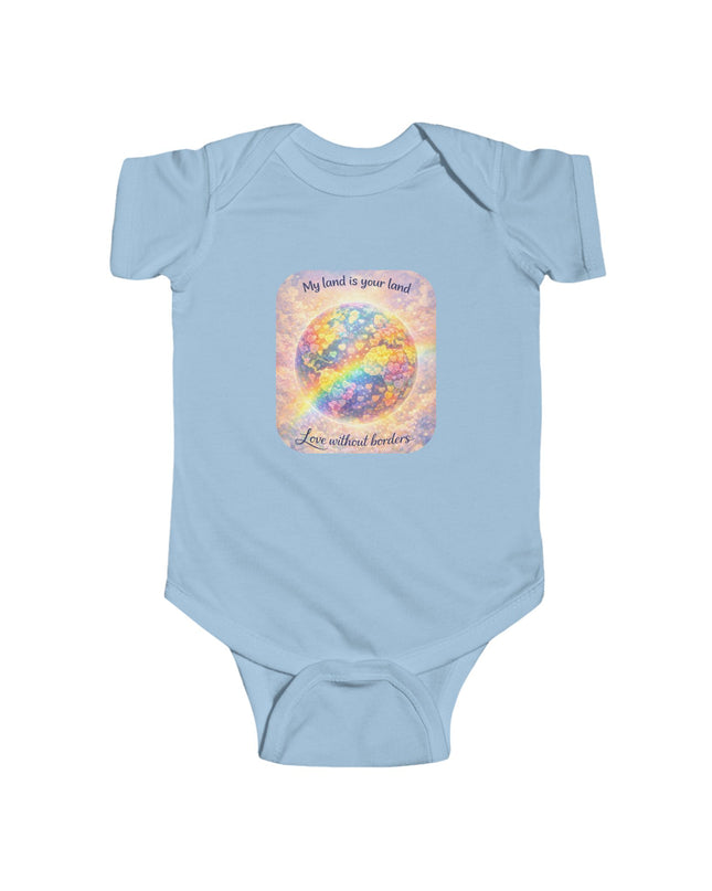 "My Land is Your Land" Infant Fine Jersey Bodysuit