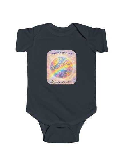 "My Land is Your Land" Infant Fine Jersey Bodysuit