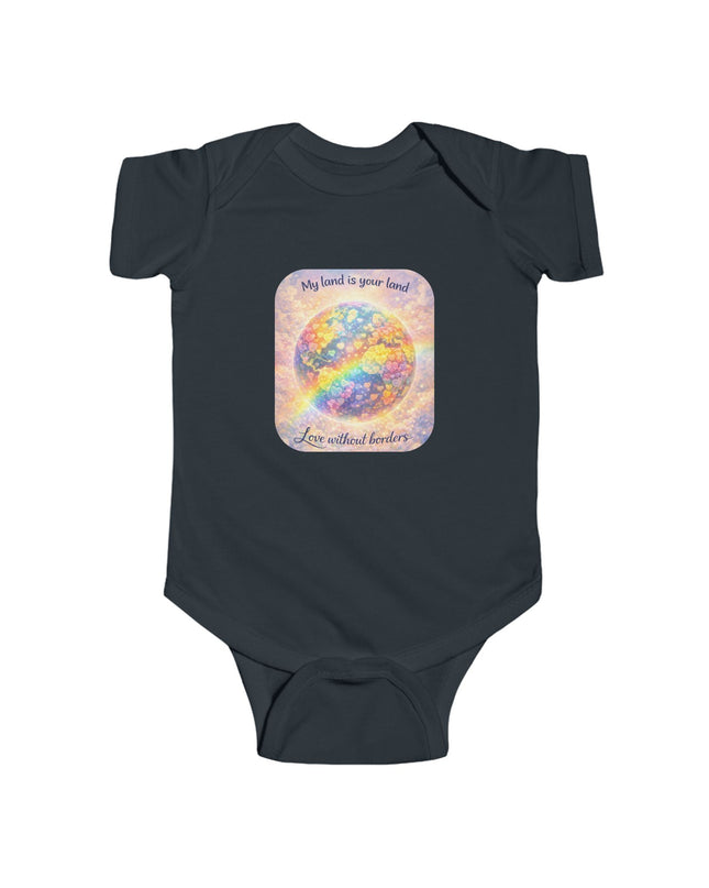 "My Land is Your Land" Infant Fine Jersey Bodysuit