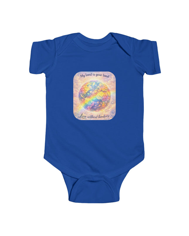 "My Land is Your Land" Infant Fine Jersey Bodysuit