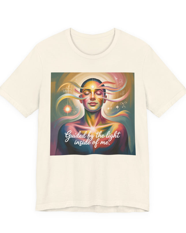 "Guided by the Light Inside of Me" Unisex Jersey Short Sleeve Tee